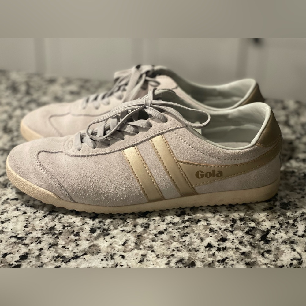 Gola Beige and Gold Women's Sneakers